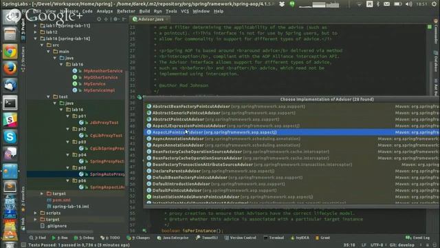Spring Labs #16 - To proxy, or not to proxy? смотреть онлайн