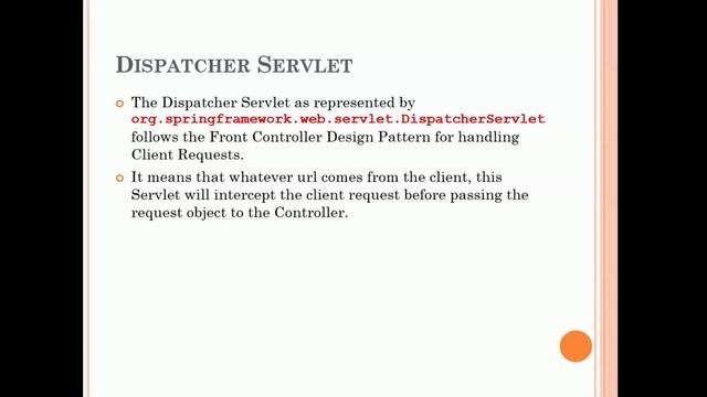 Spring Framework Tutorial : #18. DispatcherServlet смотреть онлайн