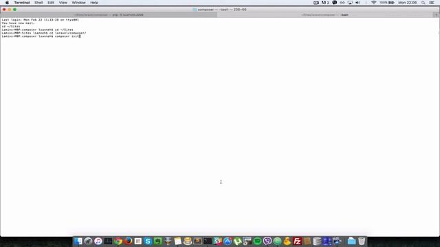 Php Composer Tutorial - 4 Common composer commands part 1 composer init смотреть онлайн