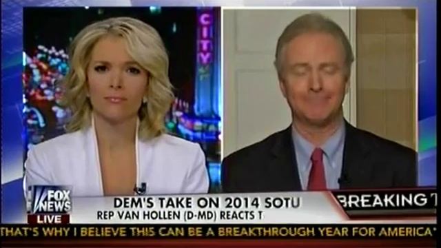 Rep Van Hollen (D-MD) Reacts To President's 2014 State Of The Union - Megyn Kelly смотреть онлайн