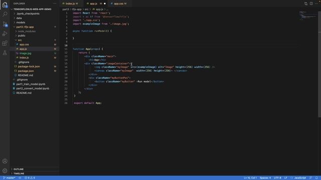 Developing React App with Tensorflow.js смотреть онлайн