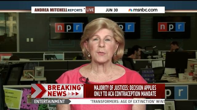 Nina Totenberg on Hobby Lobby смотреть онлайн