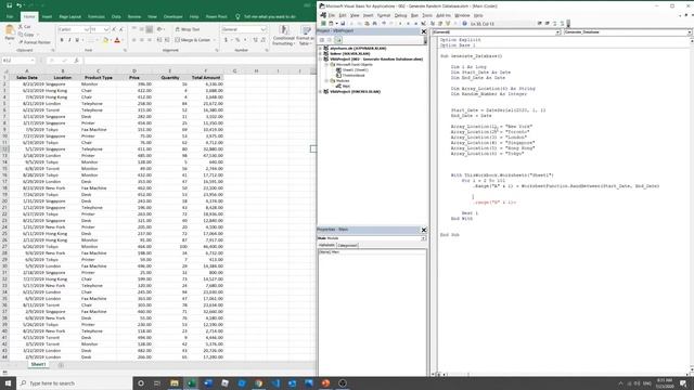 Excel VBA Class #2 Generate Random Database смотреть онлайн