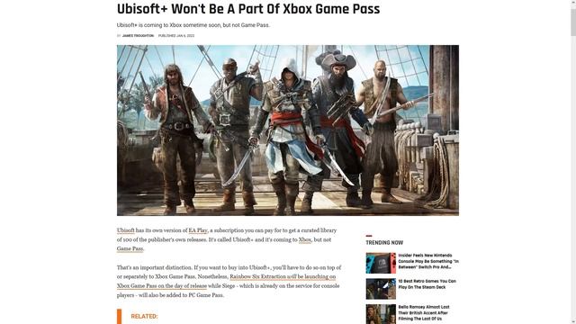 Is Ubisoft+ Joining Xbox Game Pass? Newest Updates and Rumors смотреть онлайн