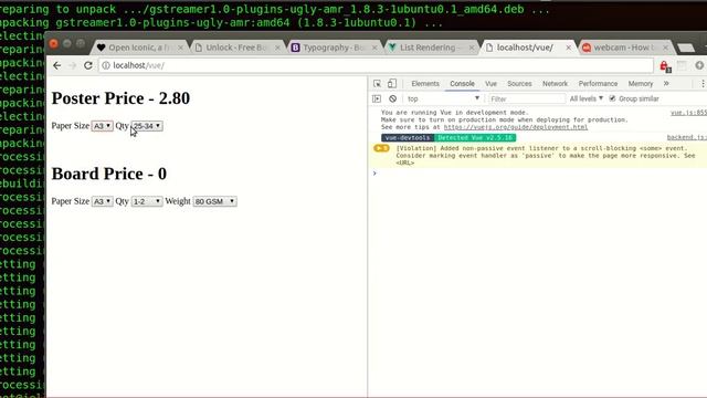 Pure Vue JS Multiple Input / Multi Data Price Calculator смотреть онлайн
