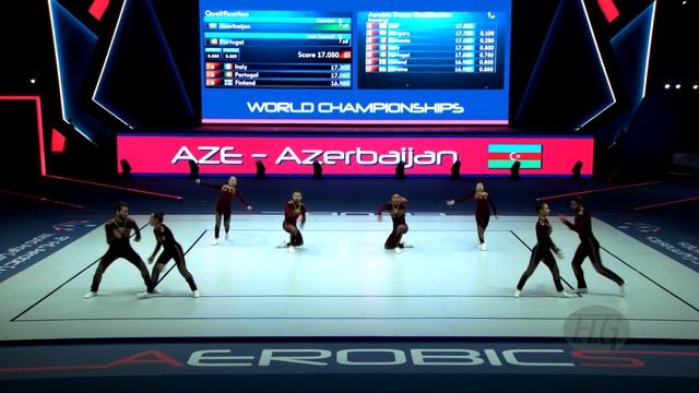 Azerbaijan (AZE) - 2021 Aerobic Worlds, Baku (AZE) Qualifications Dance