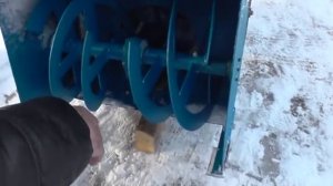 Самодельный снегоуборщик. Homemade snowblower. Часть 2