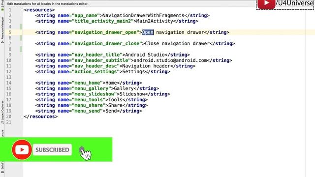 Navigation Drawer with Fragments-3 | Creating Toolbar for Navigation Drawer with Hamburger Icon смотреть онлайн