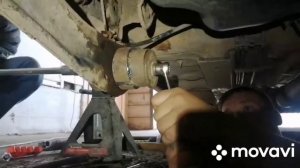 Запрессовка сайленблока задней балки Ниссан примера р12