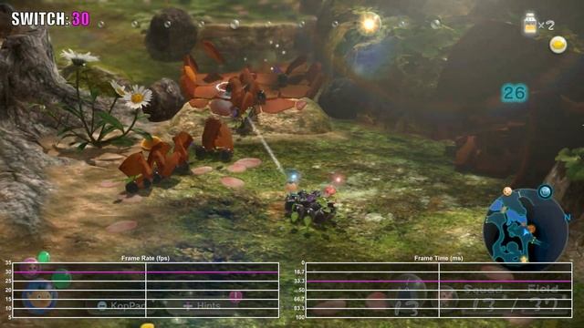 Pikmin 3 Deluxe Switch Frame Rate Test (Demo) смотреть онлайн