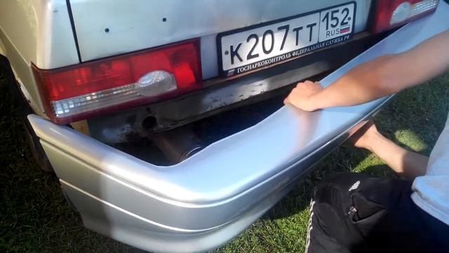 Наконец то поставили задний бампер на ваз 2114 смотреть онлайн