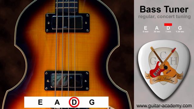 Bass tuner - 4 string bass guitar tuner смотреть онлайн