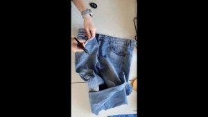 Как быстро и просто избавиться от шлевок на джинсах?