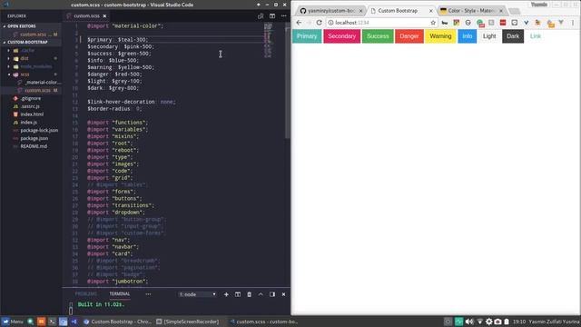 How to Customize Bootstrap 4 with Parcel смотреть онлайн