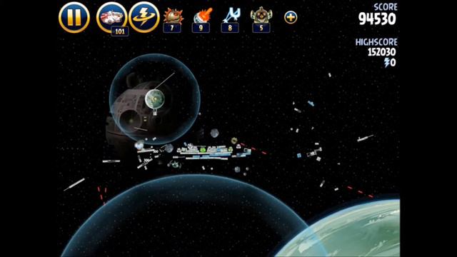 Angry Birds Star Wars 6-15 Death Star 2 3 Star смотреть онлайн