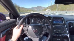 Nissan GT-R. Разгон 0-183 км/ч. Сочи