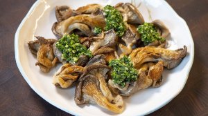 Быстрое постное блюдо с жареными вешенками