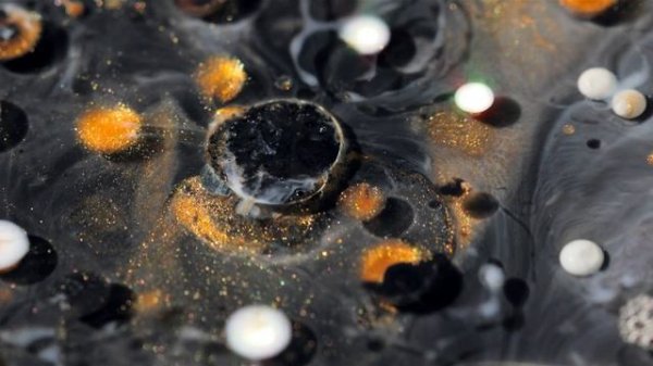 Абстракция релакс 4к нейросеть.Abstract Liquid Paint in Macro! 1 Hour 4K