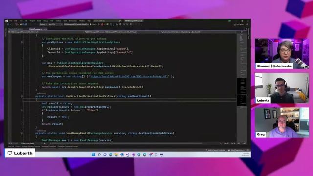 LIVE DEMO: Converting a basic auth EWS app with Exchange Online to use modern auth! смотреть онлайн