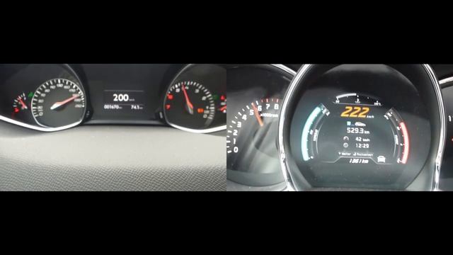 2013 Peugeot 308 155 THP 1.6 (156hp) vs. 2013 Kia Pro Ceed GT 1.6 T-GDI (204hp) 0-200 km/h смотреть онлайн