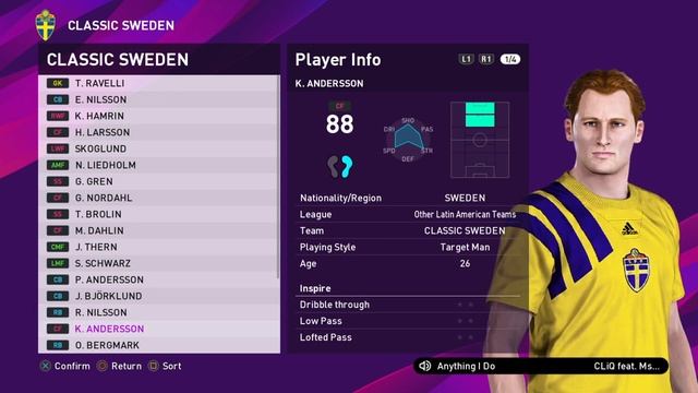 (PS4) PES 2020 Classic Sweden смотреть онлайн