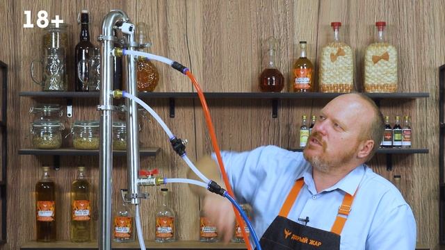 Вторая перегонка самогона на "колонне" с дефлегматором. Подробно от Доброго Жара. Новый подход смотреть онлайн