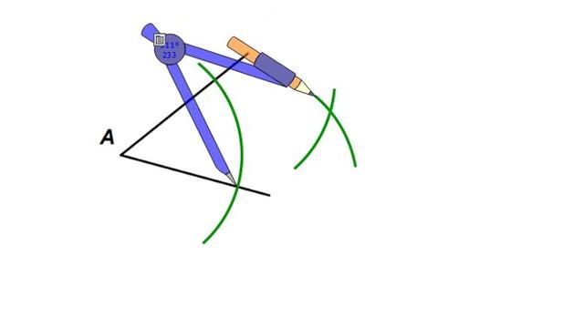 Построение биссектрисы смотреть онлайн