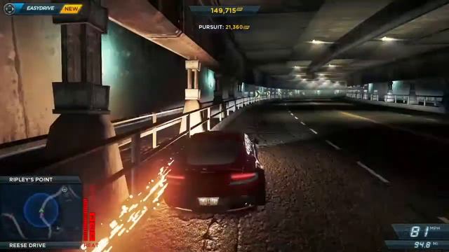 NFS most wanted game play | escaping from police at wanted level 6 | best gameplay смотреть онлайн