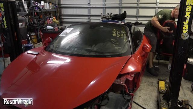 Parting out a Ferrari 458 for my Rebuild Project смотреть онлайн
