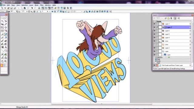 10,000 Views on DeviantArt -- A Speed Drawing смотреть онлайн