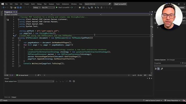 A Comparison of iText 7 and IronPDF for Extracting Text from PDFs смотреть онлайн