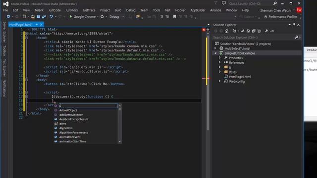 Telerik Training Dev Series - Kendo UI - Introduction смотреть онлайн