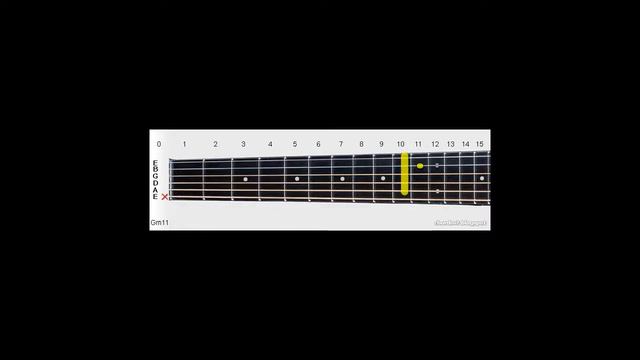 Gm11 | G Minor 11th Guitar Chord смотреть онлайн