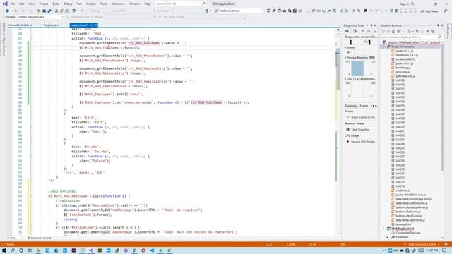 Tutorials on adding a record to your MS SQL Server database using asp.net MVC and jQuery datatable смотреть онлайн
