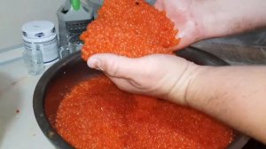 КАК СОЛИТЬ КРАСНУЮ ИКРУ. Мастер класс.  Красная икра.