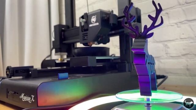 MINGDA Magician X 3D Printer Review/ 16points Smart Auto-leveling & High-precision Printing смотреть онлайн