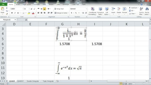 Numerical integration examples in Excel смотреть онлайн