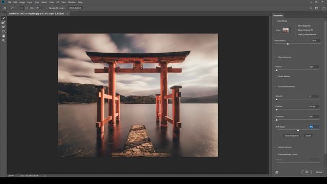 select and mask problem solution photoshop CC 2019 смотреть онлайн