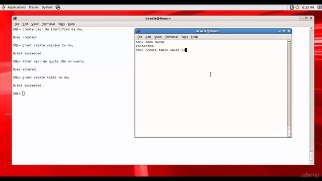 072 Oracle DBA Complete Tutorial - Creating users and tables смотреть онлайн