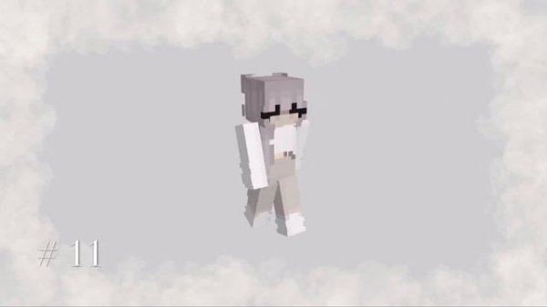 Aesthetic white theme minecraft skins w/ download links! ?