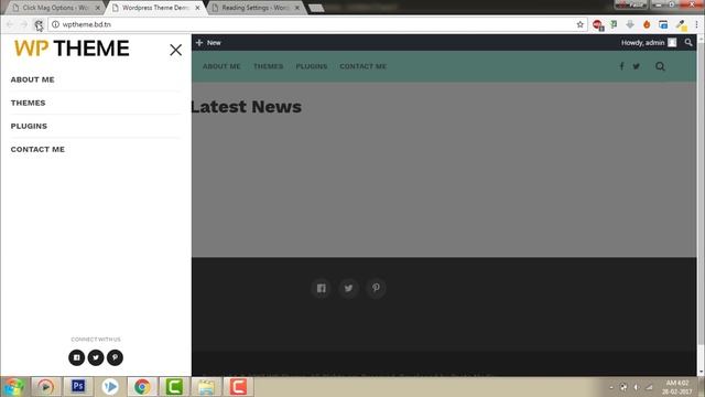 Click Mag Wordpress Magazine Theme Options | Demo смотреть онлайн