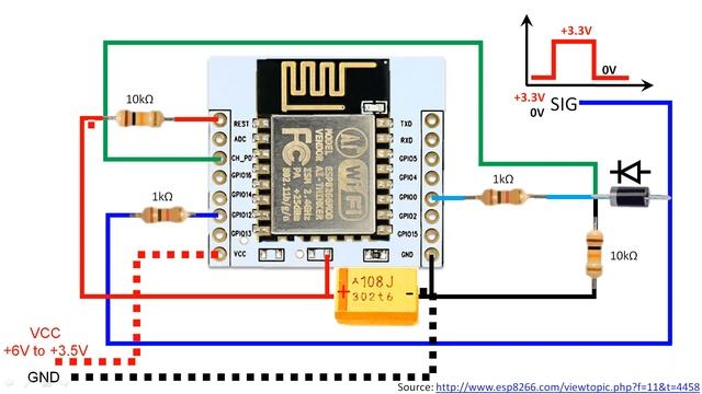 Extreme Power-Save Mode: ESP8266 powered ON after External Interrupt смотреть онлайн