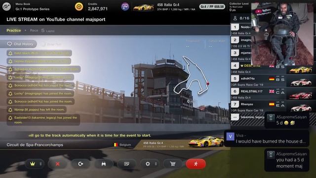 GT7 - Day 172 - LIVE GAMEPLAY - cockpit cam - TCS OFF - Manual + Clutch - Ai on Hard - v1.19 смотреть онлайн