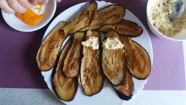 Рулетики из баклажанов с орехами / рецепт с историей смотреть онлайн