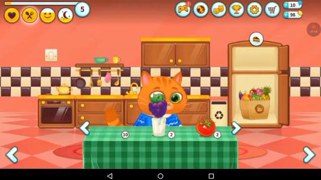 Продолжаю играть в котёнка Бубу.(Bubbu). Выросла ежевика! смотреть онлайн