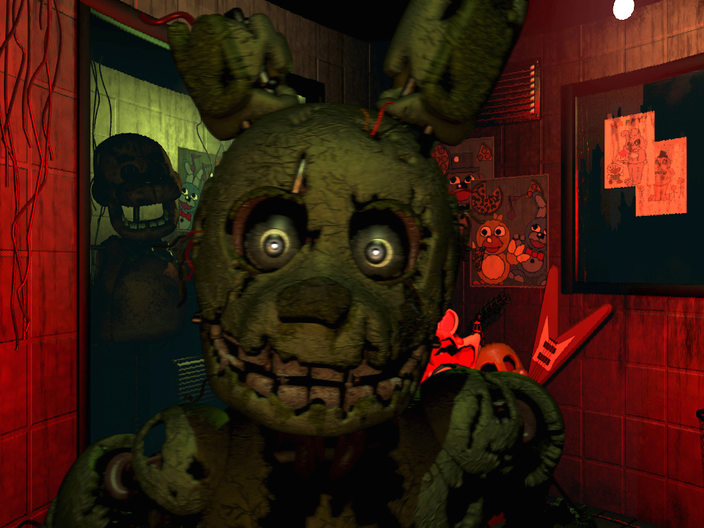 Играем в Five Nights At Freddy's 3 Первая Пародия! смотреть онлайн