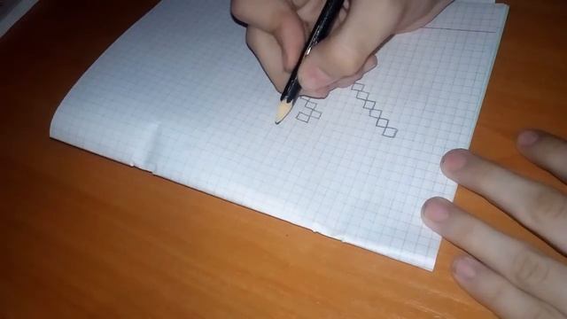 Урок.3 /рисуем сердечко по клеточкам :-) смотреть онлайн