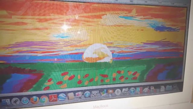 Пейзаж в программе Paint смотреть онлайн