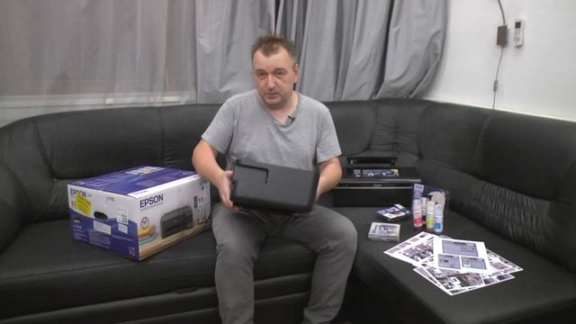 Epson L1110. 4-х цветный принтер против 6-и цветного смотреть онлайн