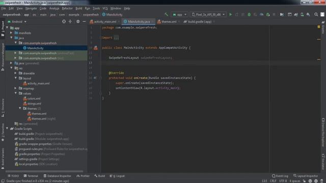 Swipe Refresh Function - Android Studio Tutorial || SwipeRefresh || Foxandroid смотреть онлайн